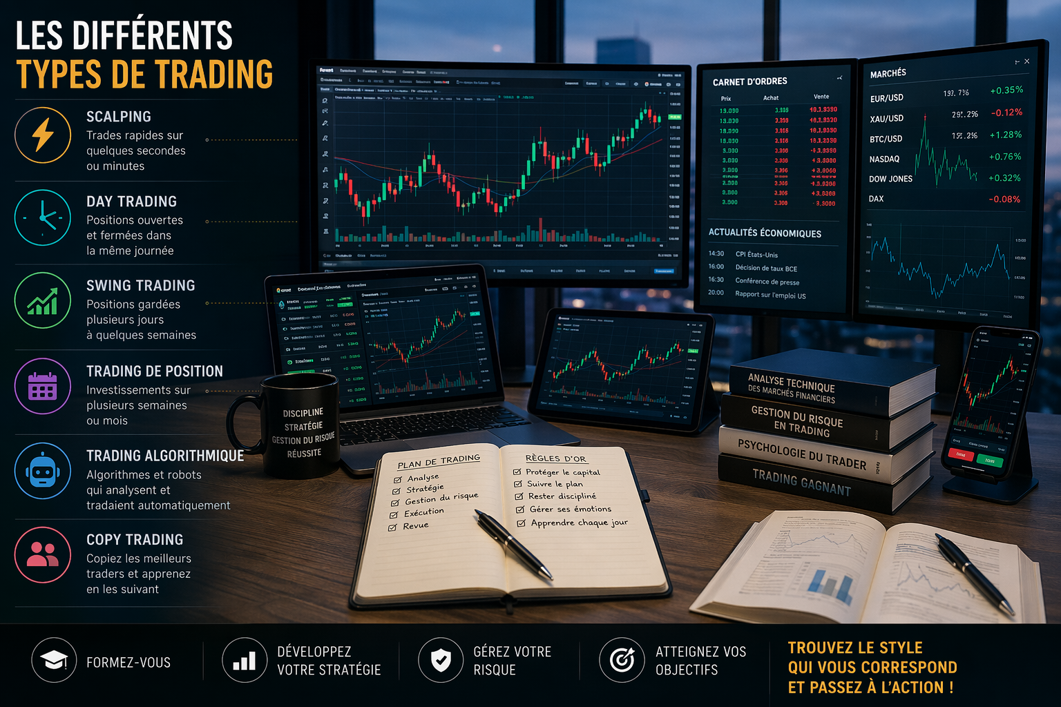 Trading : découvrez le style idéal pour performer