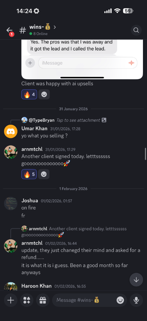 Client result
