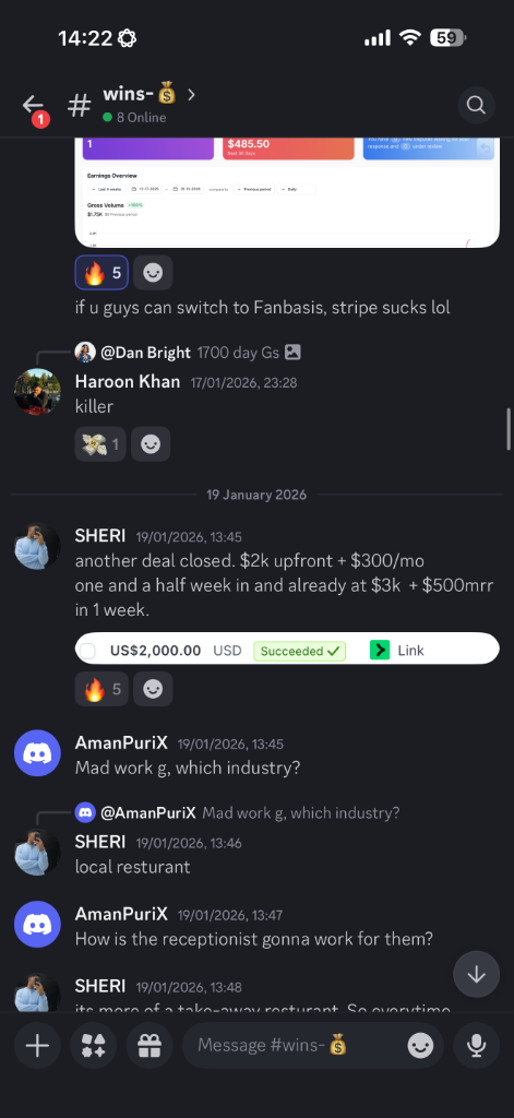 Client result