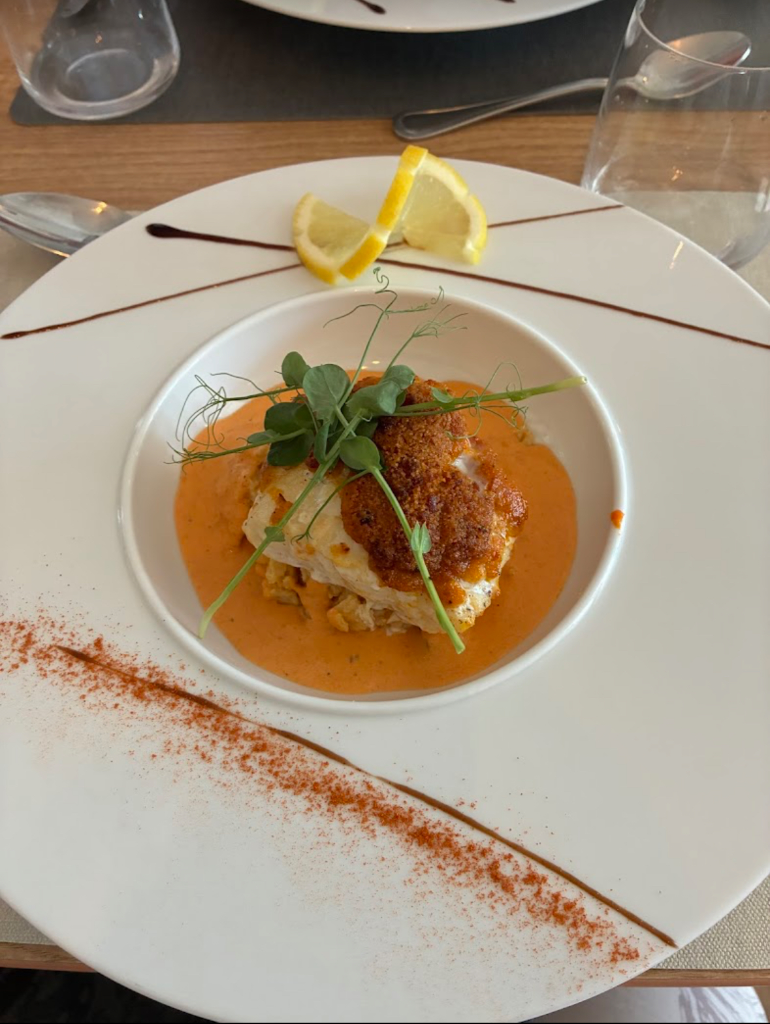 Poisson croûte chorizo