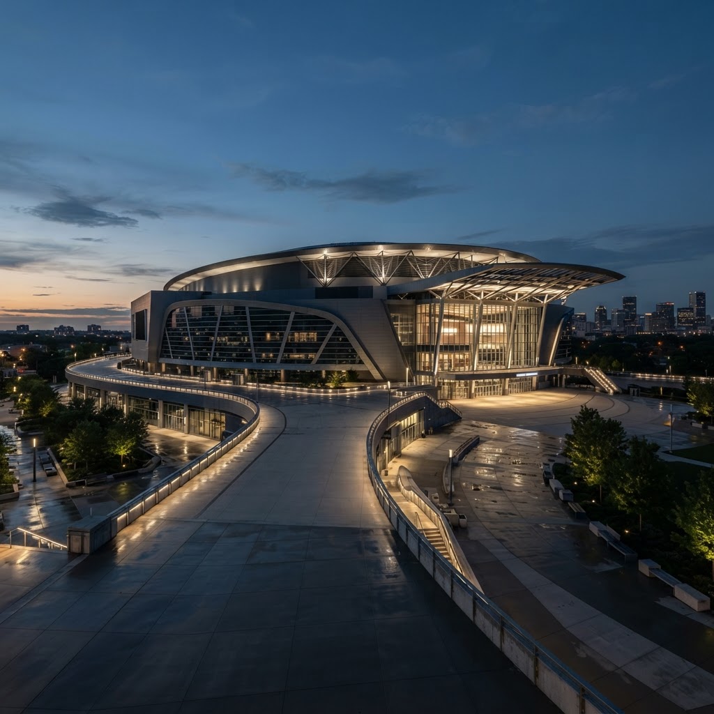 Large modern arena and event venue