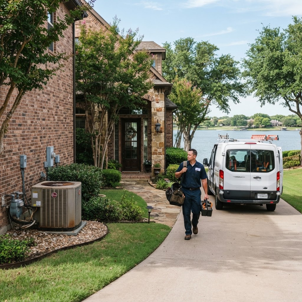 AC Repair in The Colony, TX: Lakeside Air Conditioning Service for The Colony Homeowners — AIRmazing HVAC Services