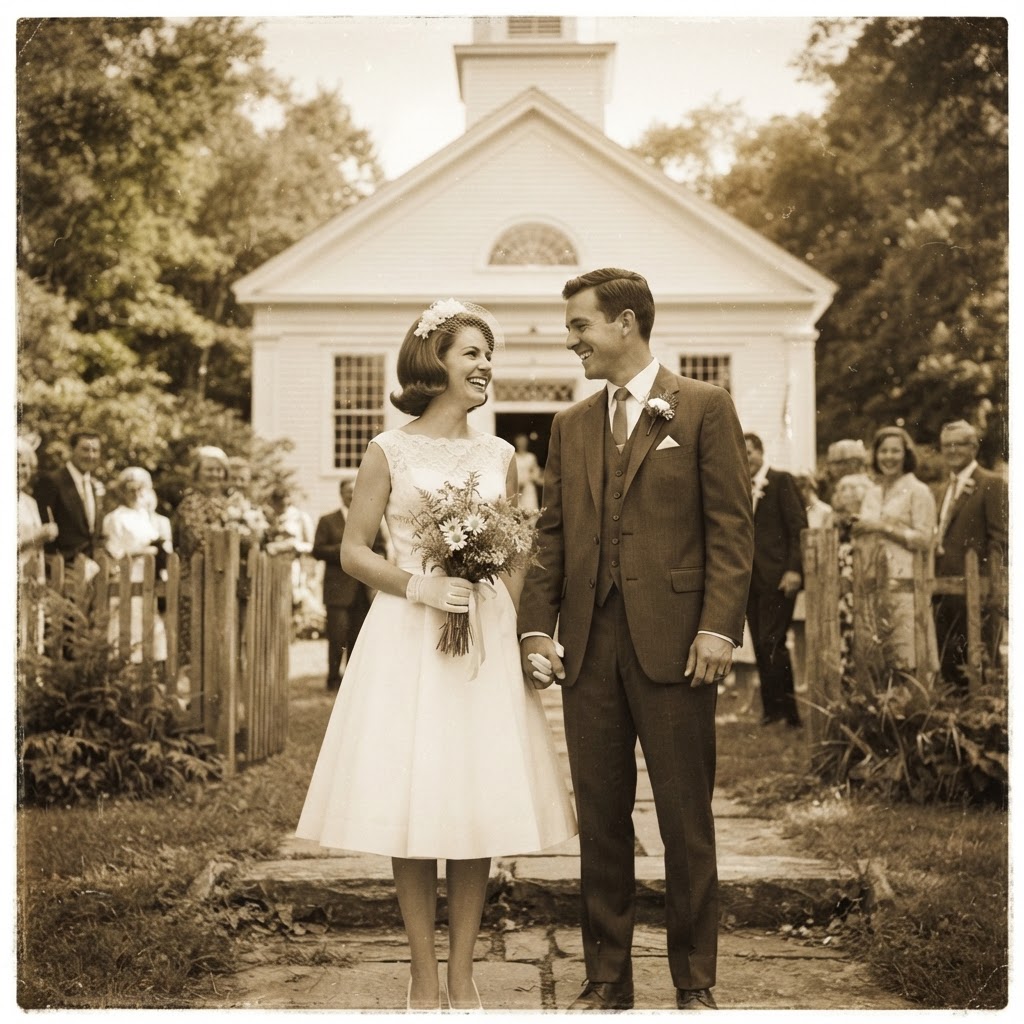 Wedding day, 1964