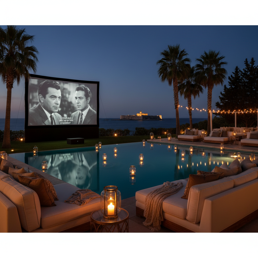 The Premiere, outdoor cinema package in Crete
