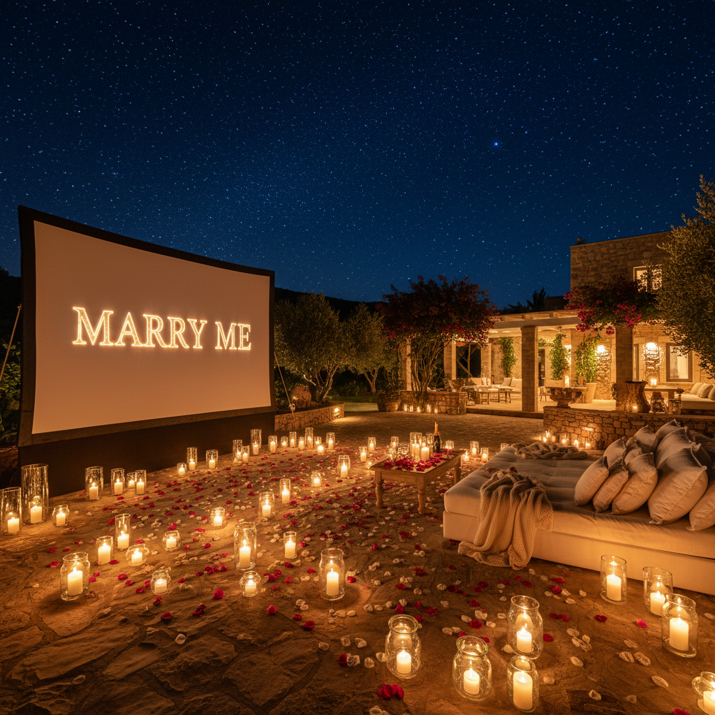 The Grand Gesture: Can you set up a surprise proposal?