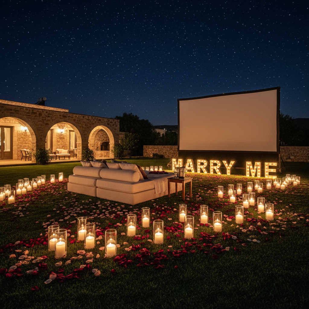 Fire Pit or Blankets? Autumn Cinema Nights in Crete