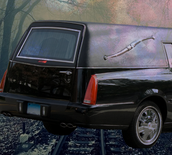The Last Ride hearse attraction