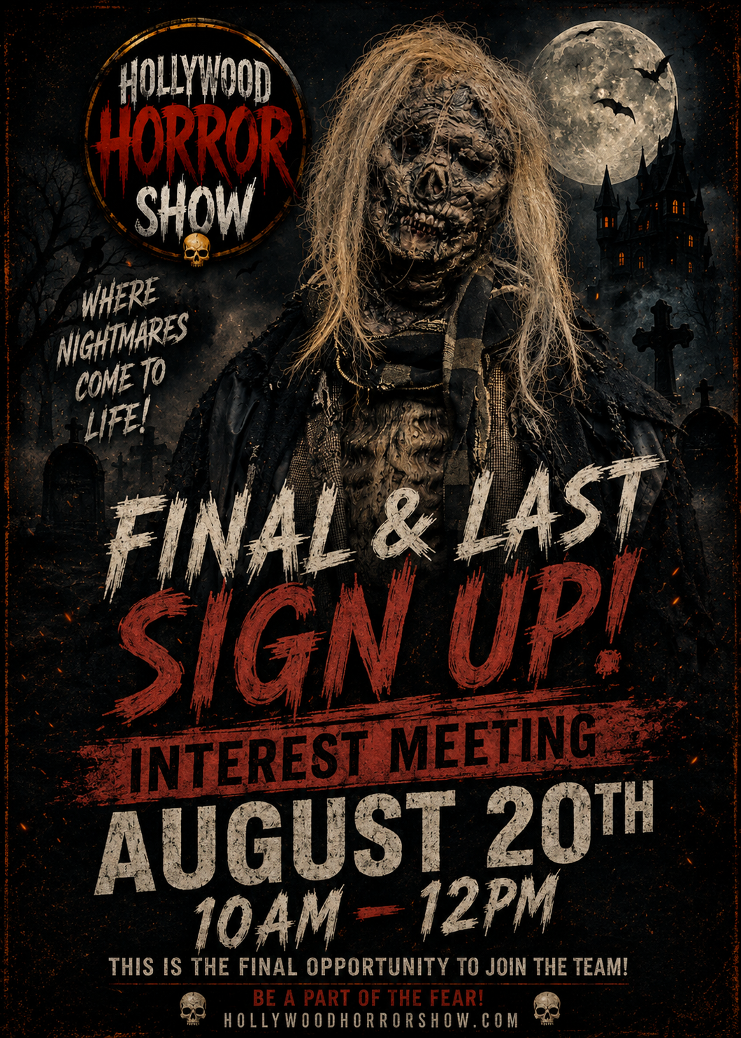 Final Sign Up - Interest Meeting