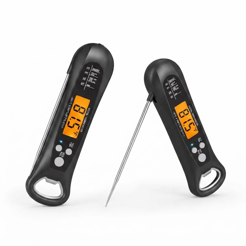 Digital Food Thermometer with Folding Probe — Home Tech | Kinetic Source