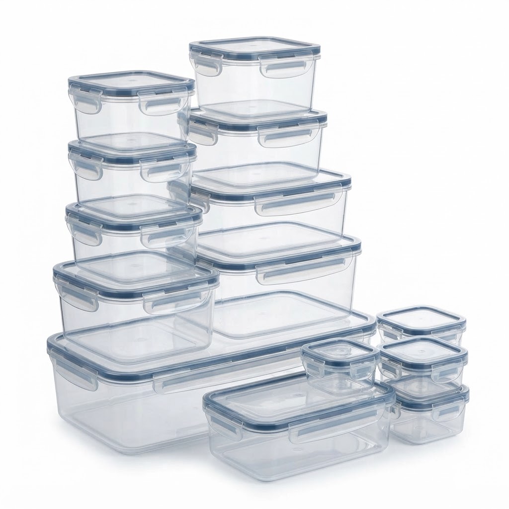 Transplastic Food Storage Container with Lid — Kitchen Gadgets | Kinetic Source