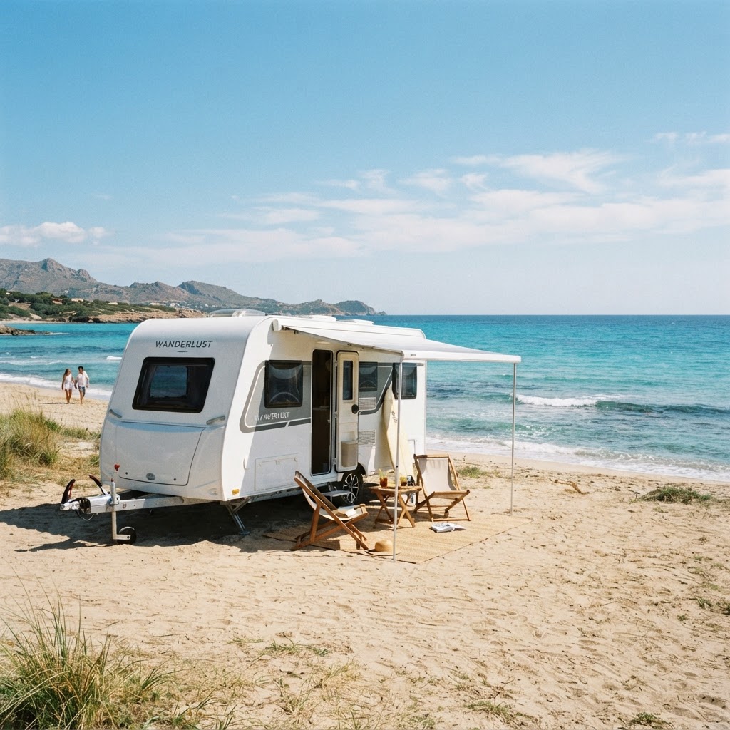 Beach caravan