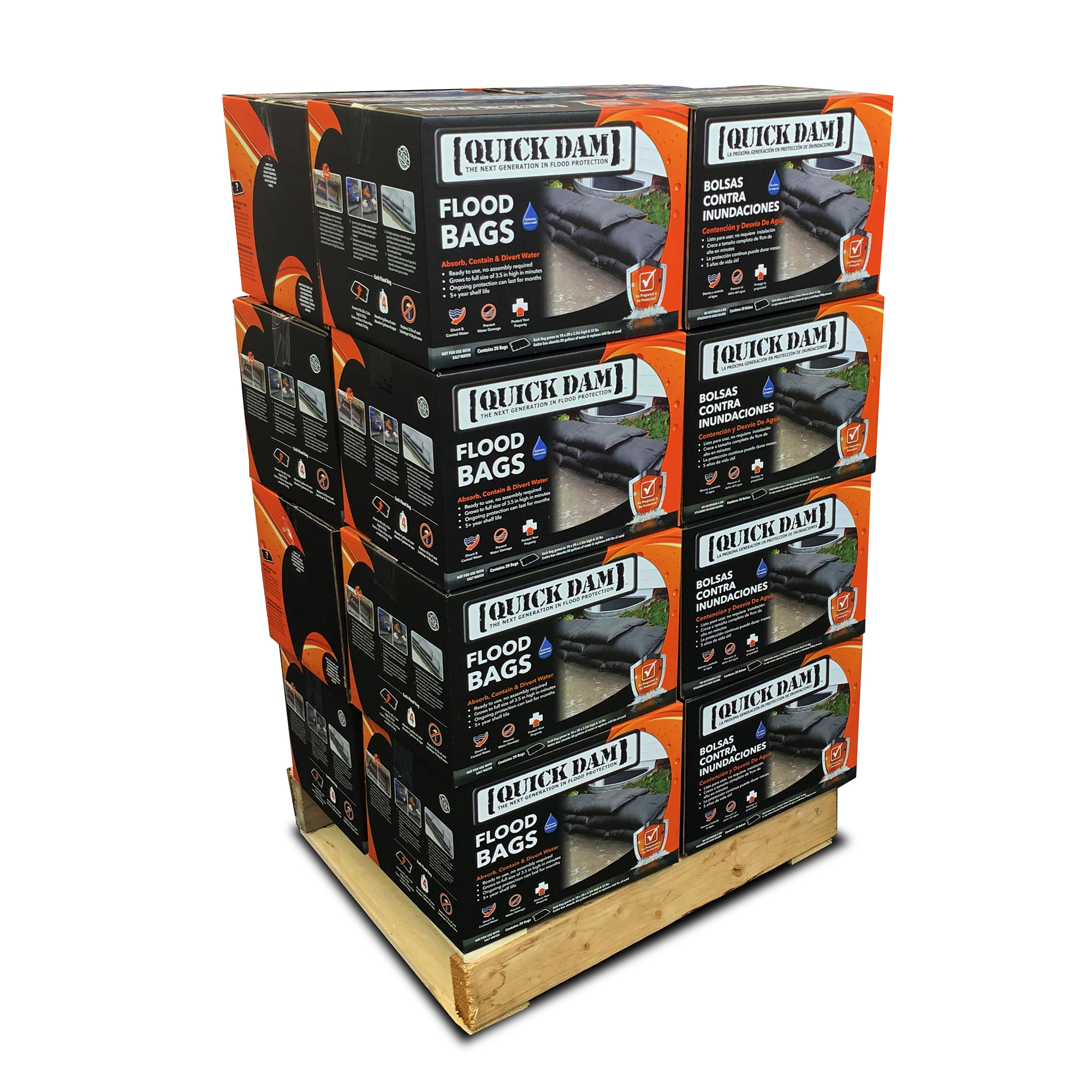 Flood Bag Box Display