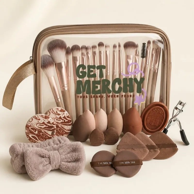 Beauty Starter Kit with Get Merchy logo