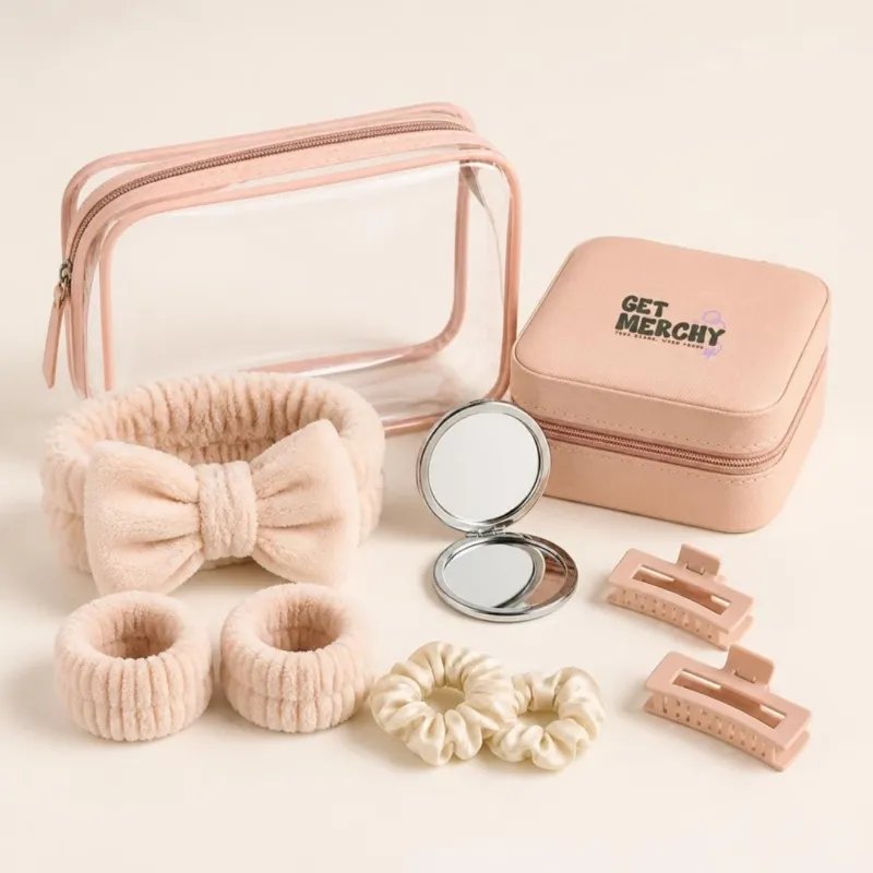 Spa Night Set with Get Merchy logo