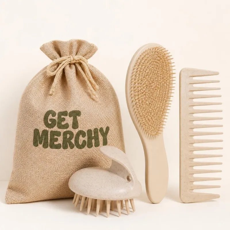 Hair Care Set with Get Merchy logo