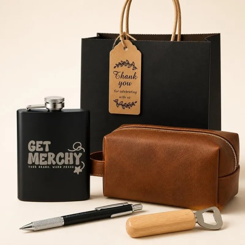 The Gentleman's Kit with Get Merchy logo