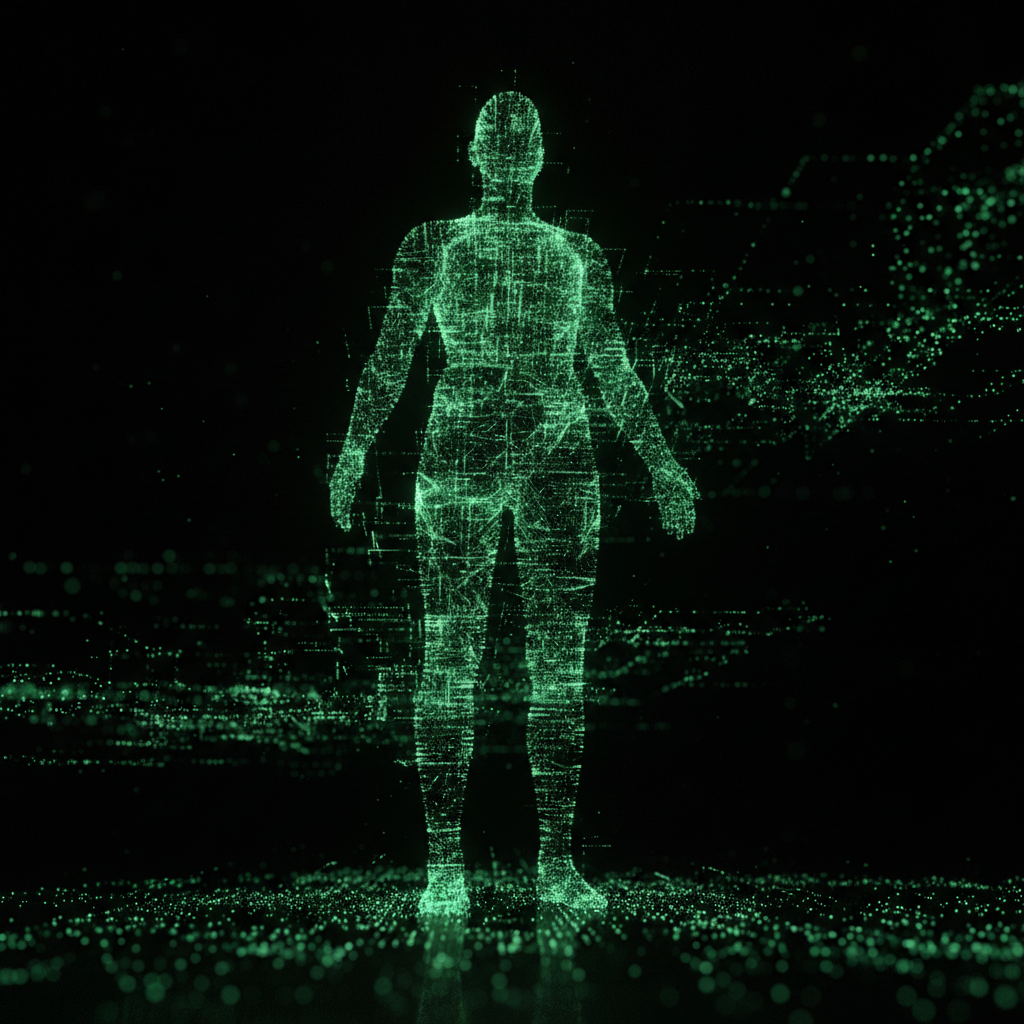 Data Silhouette — Point Cloud Portrait