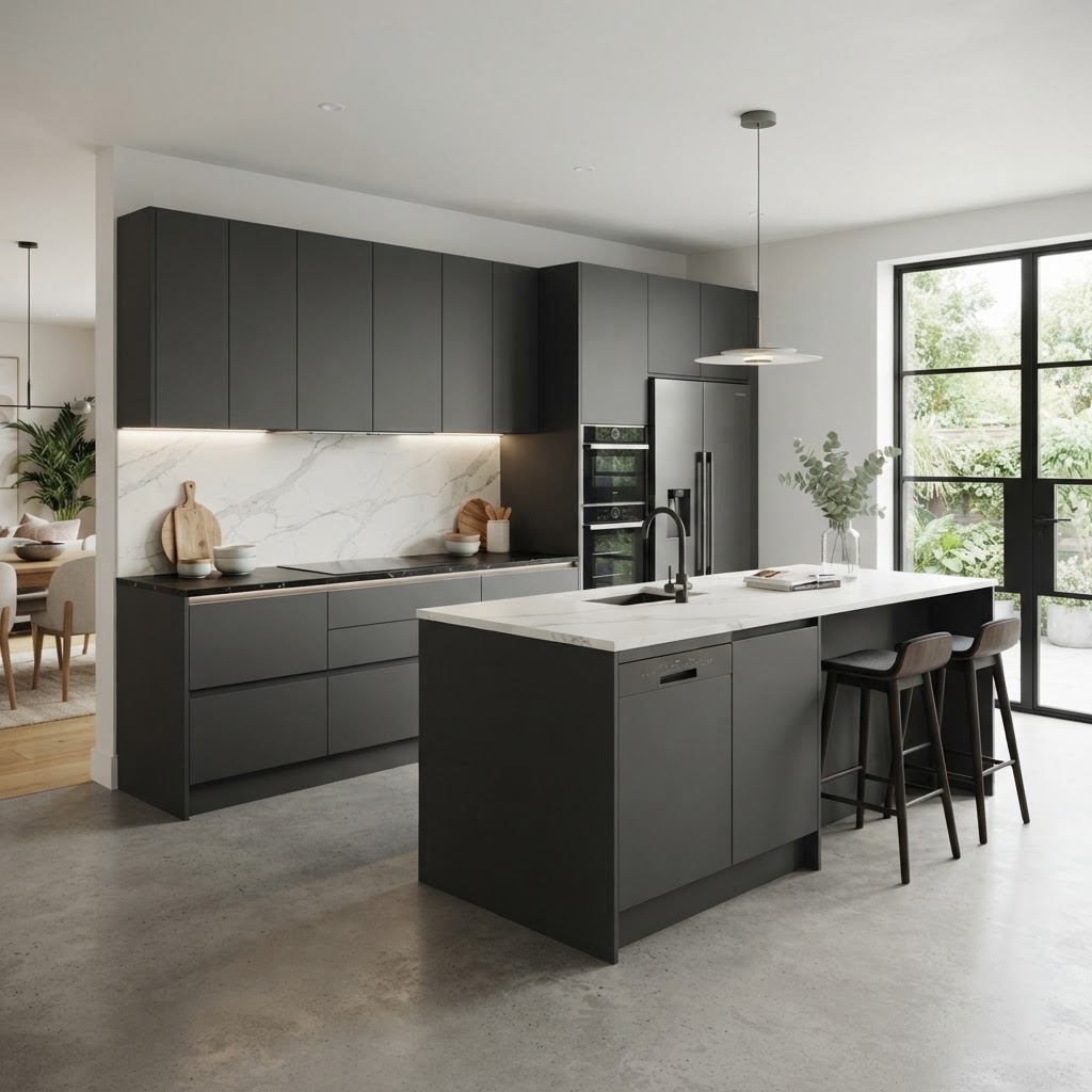 Zola Soft-Matte — fitted kitchen range by Strada Bespoke Interiors