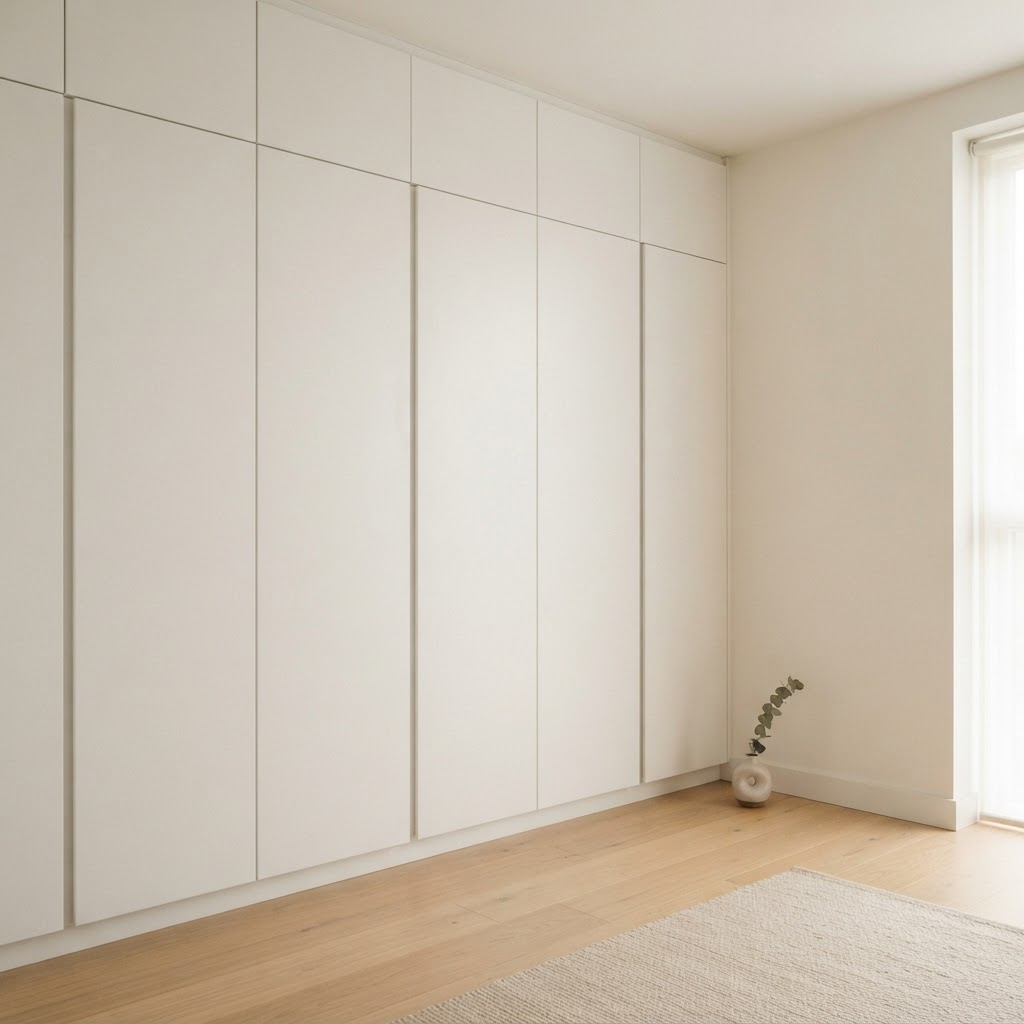 The Whitelight Slab — bespoke wardrobe collection by Strada Interiors