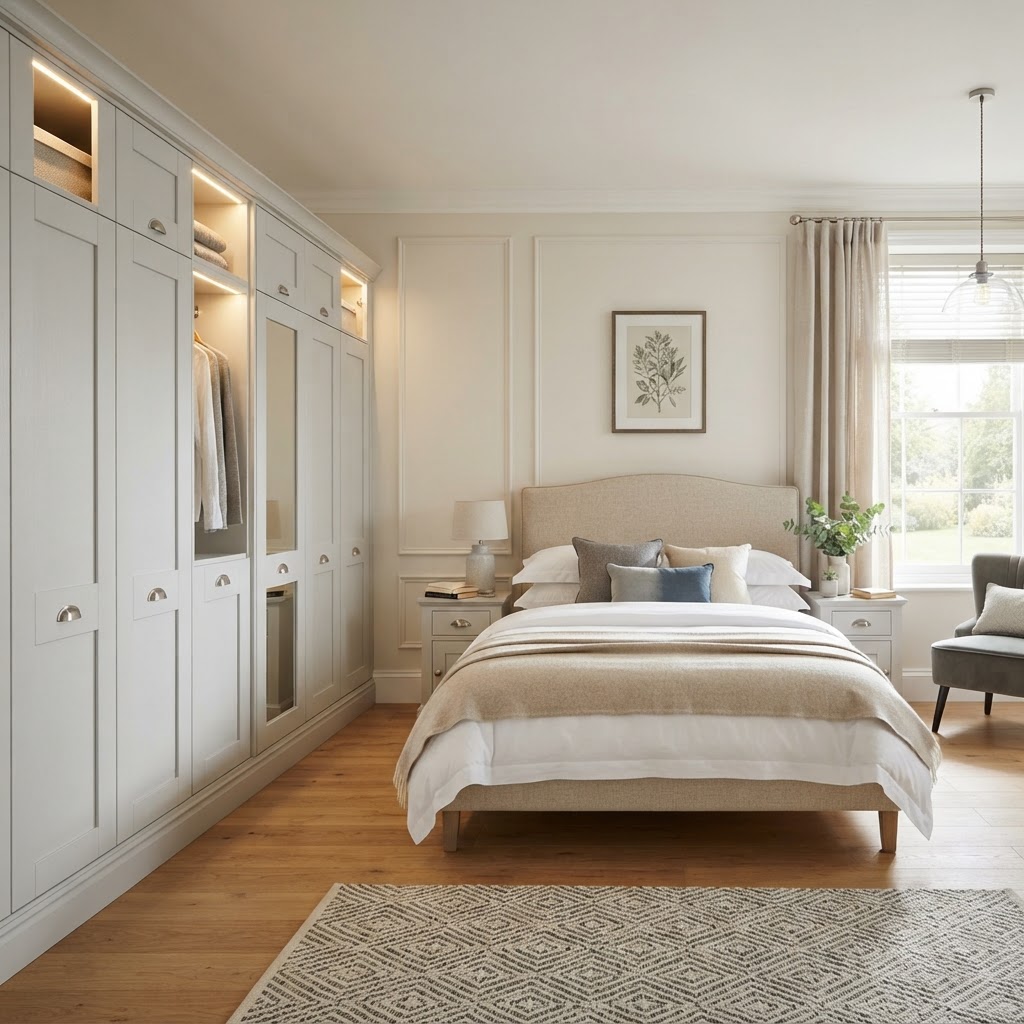 Dawson — fitted bedroom range by Strada Bespoke Interiors