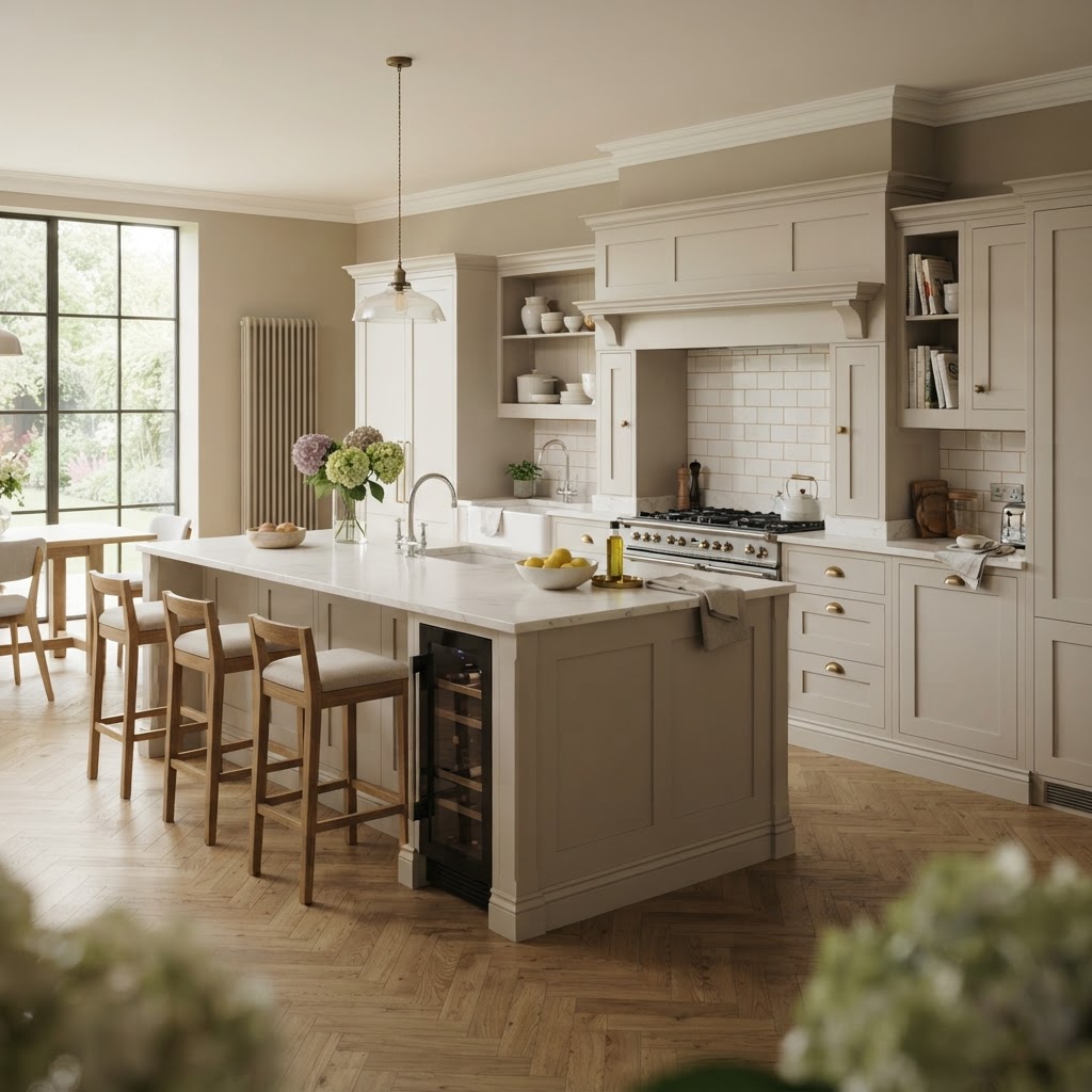 Arrington — fitted kitchen range by Strada Bespoke Interiors