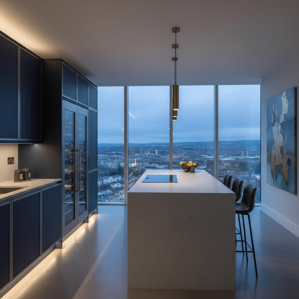 Huddersfield Luxury Matt Profile Kitchen — bespoke kitchen in Huddersfield, West Yorkshire