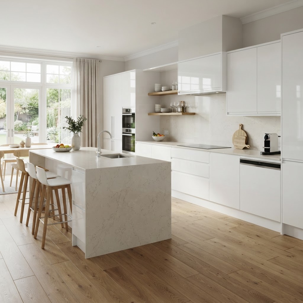 Zola Gloss — fitted kitchen range by Strada Bespoke Interiors