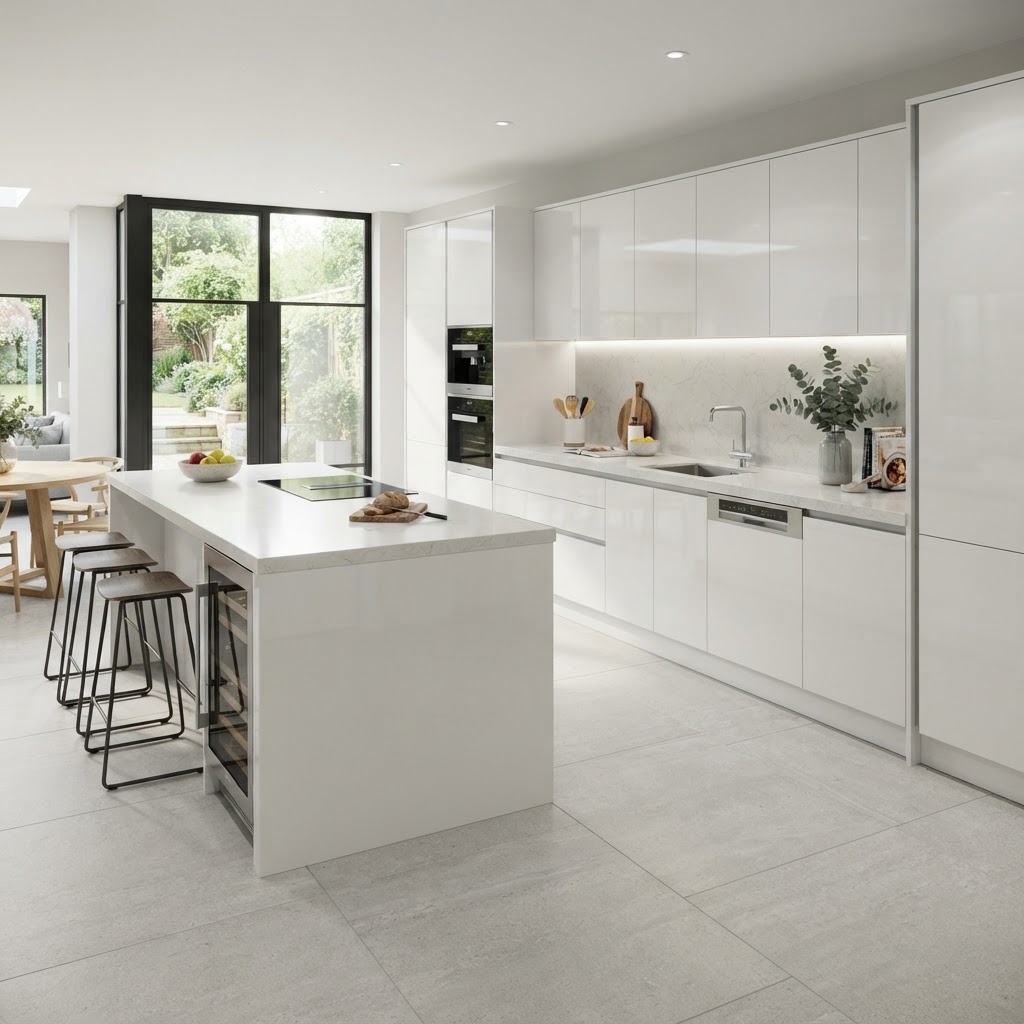 Strada Gloss — fitted kitchen range by Strada Bespoke Interiors