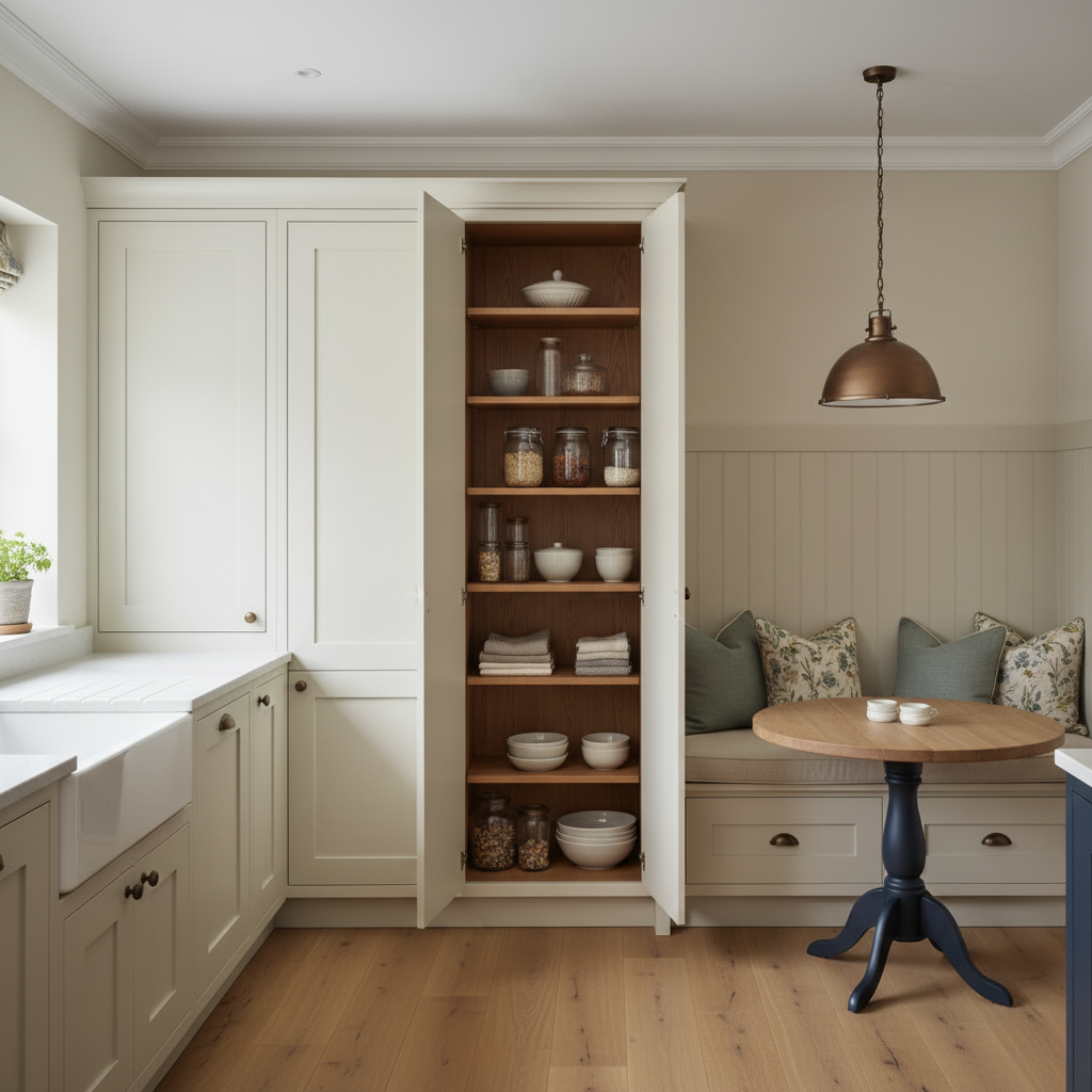 Bamford Classic Two-Tone Shaker Kitchen — bespoke kitchen view 2 in Bamford, Greater Manchester