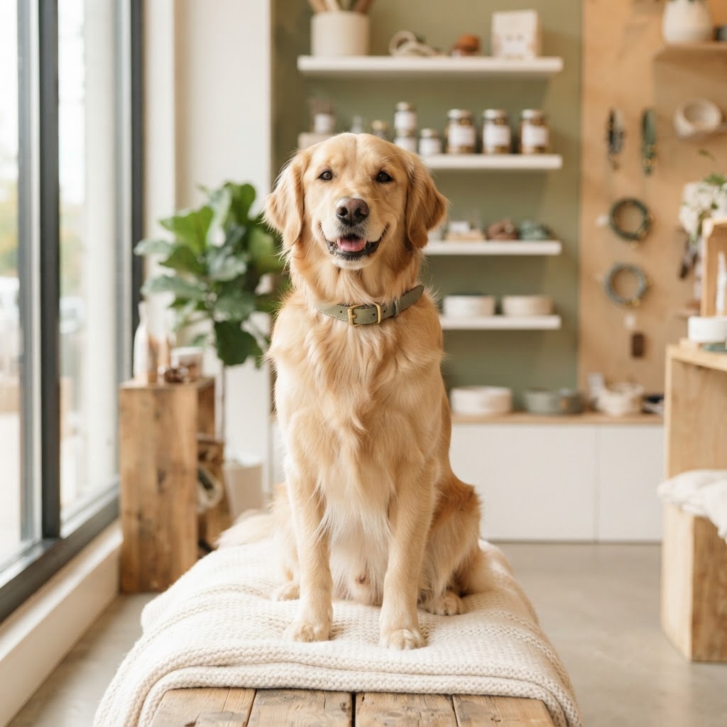 Happy, well-groomed pet