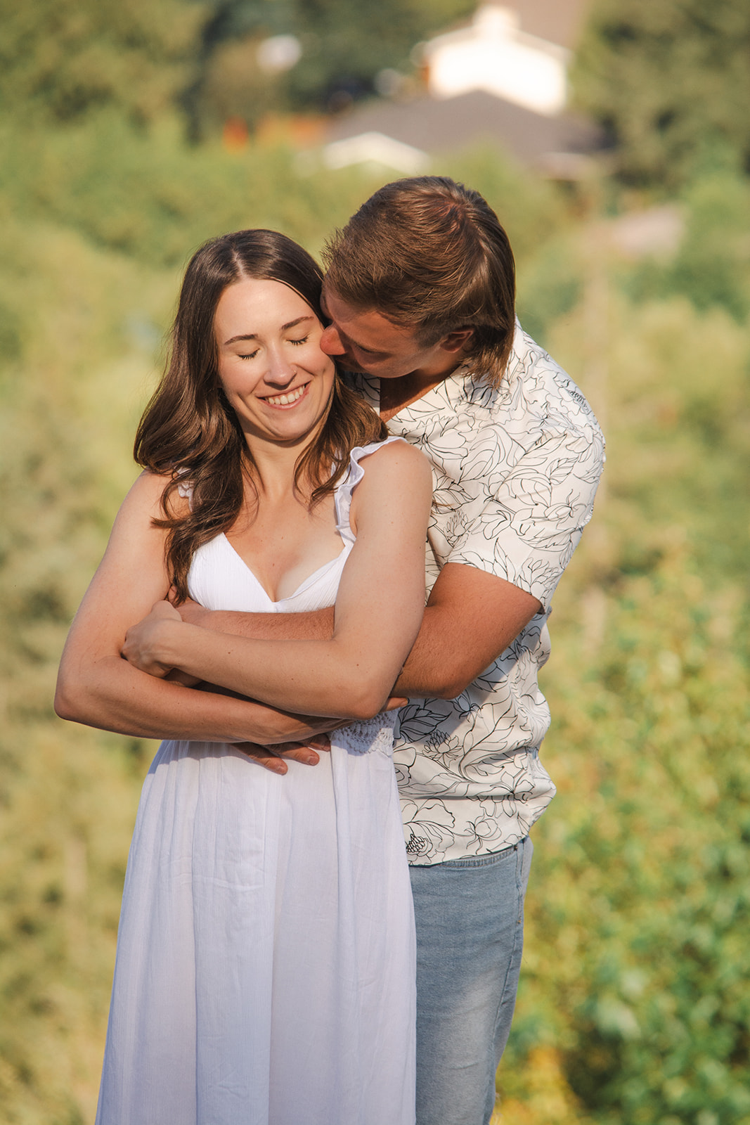 Couples session candid