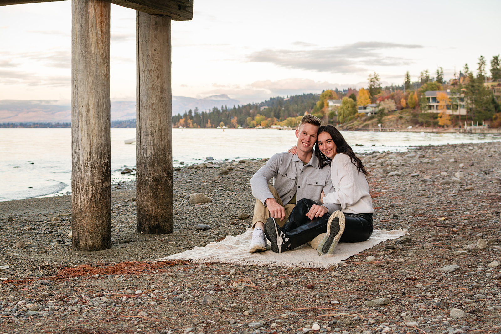 Engagement session portrait
