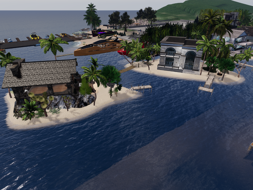 Multi-island coastal resort