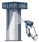 Intumescent Fire-Protective Coating Spraying
