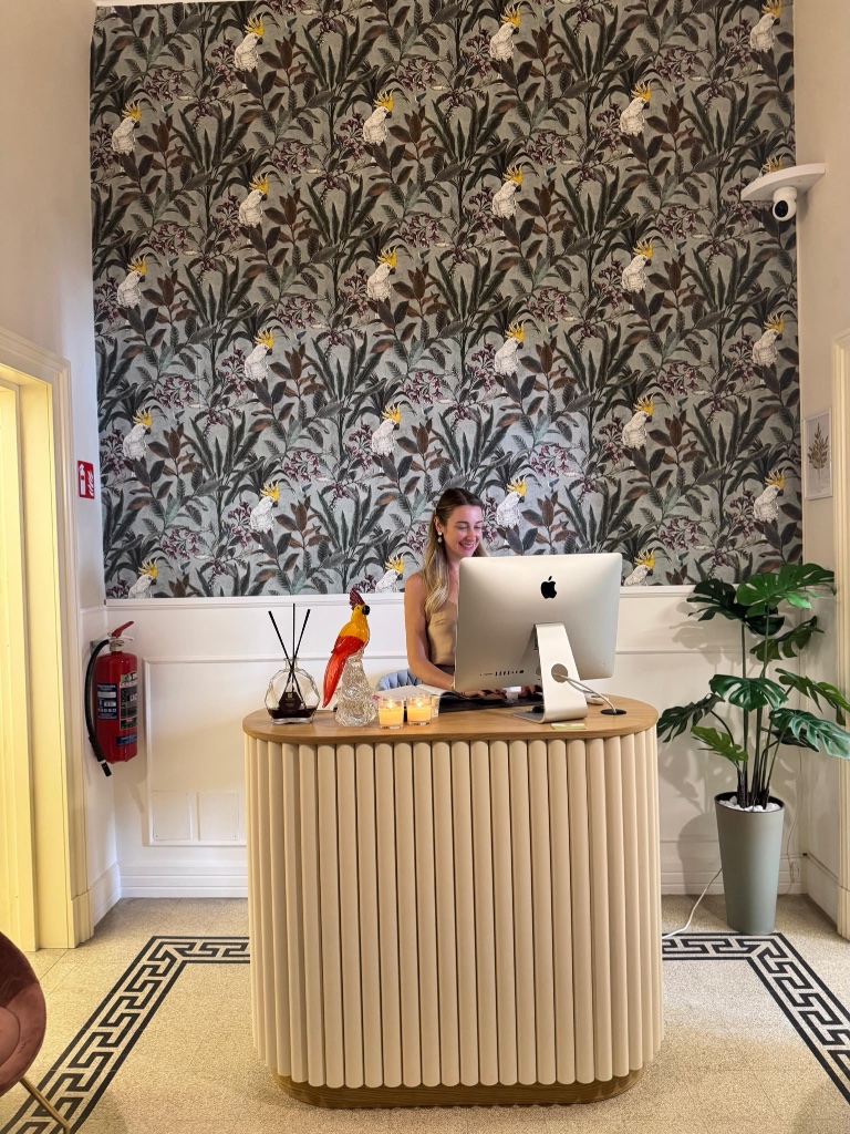 Reception del studio della Dott.ssa Di Franco