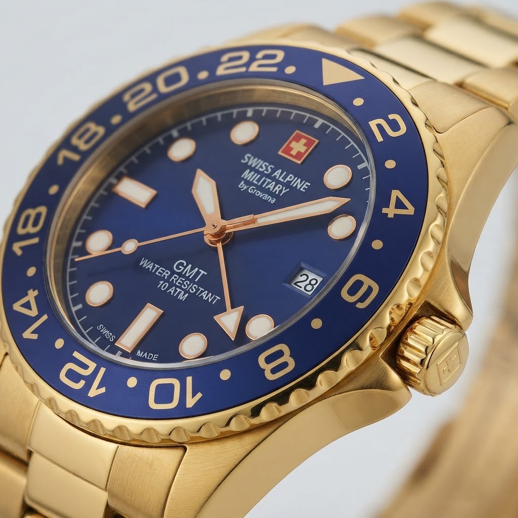 Swiss Alpine Military GMT 7052.1115SAM Herrenuhr 3
