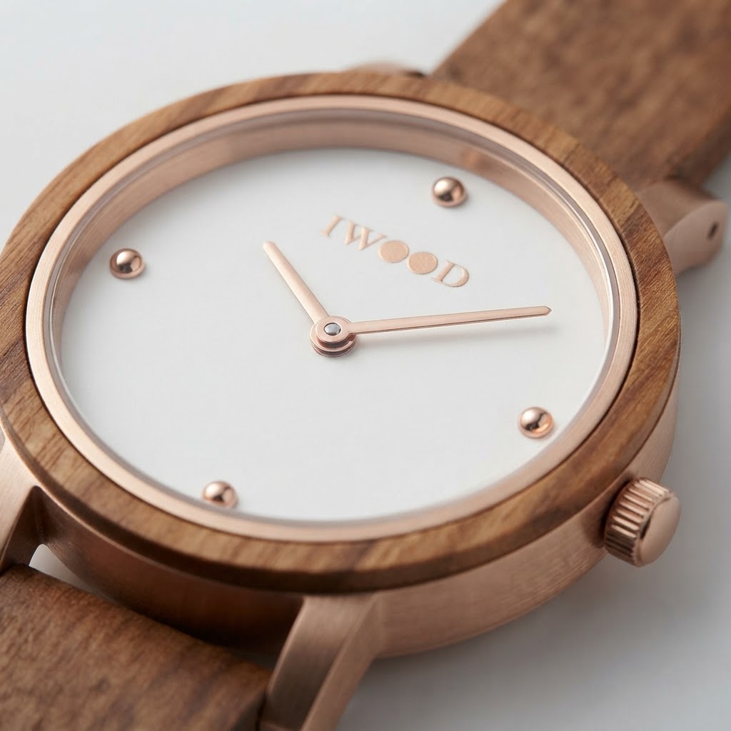 Iwood Echtholz Damenuhr IW18443002 4