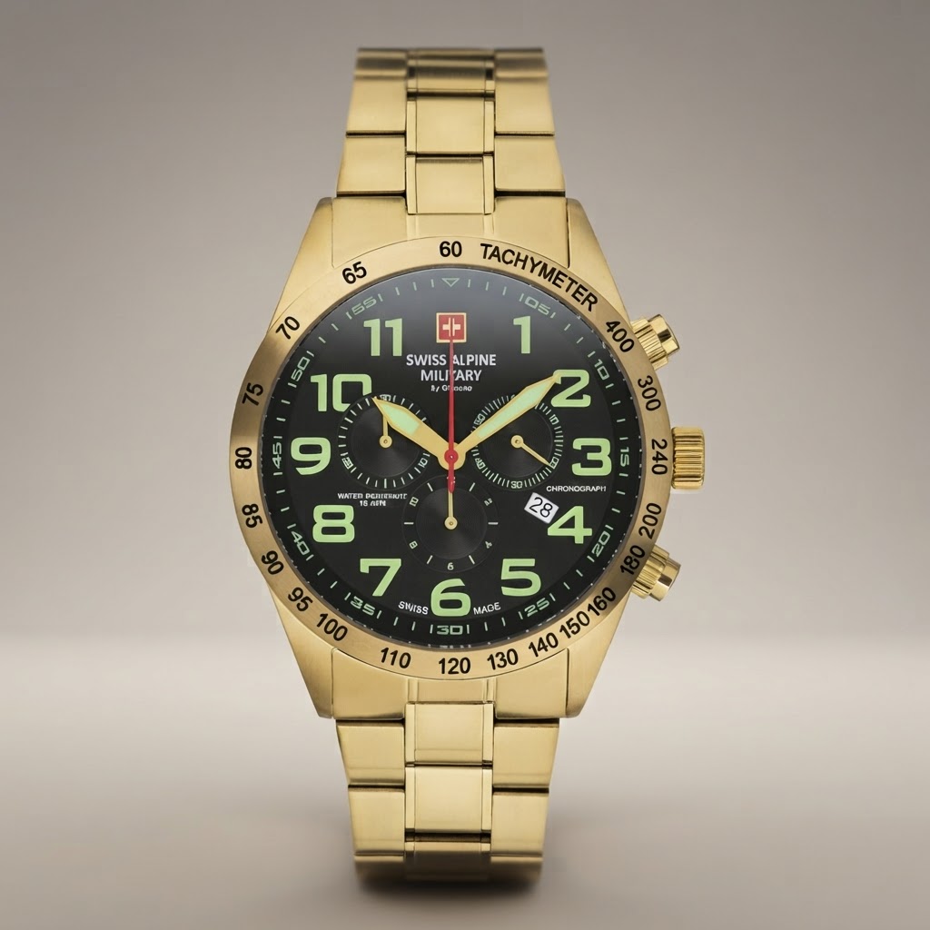 Swiss Alpine Military 7047.9114SAM Herrenuhr Chronograph 2