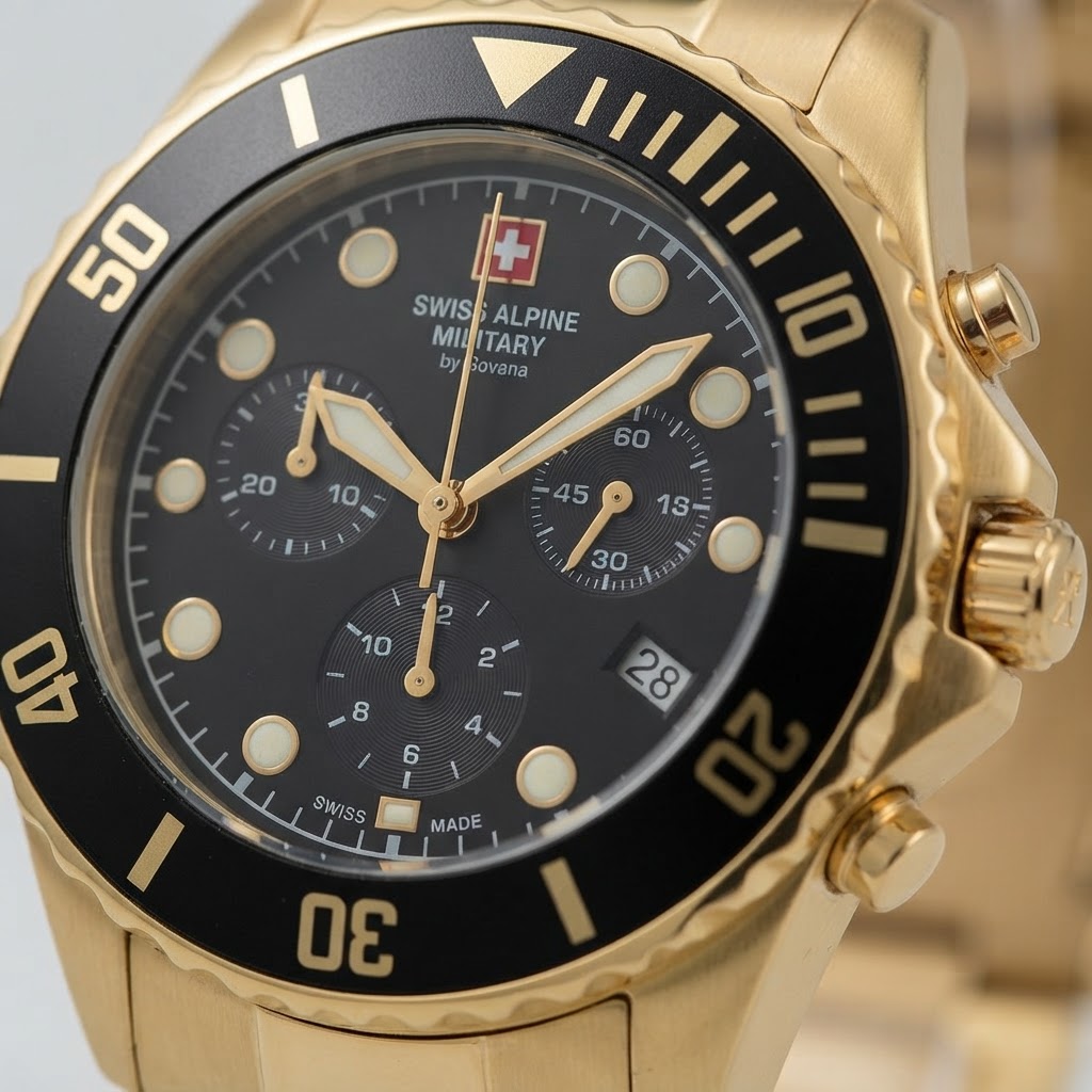 Swiss Alpine Military 7053.9117SAM Herrenuhr Chronograph 3