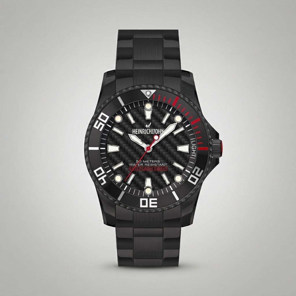 HEINRICHSSOHN Köln HS1015B Herrenuhr 2