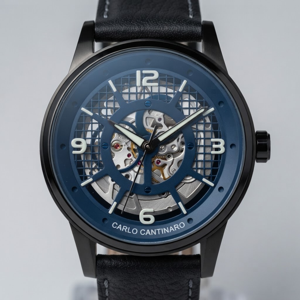 Carlo Cantinaro CC1001LB003 Herrenuhr Automatik 4