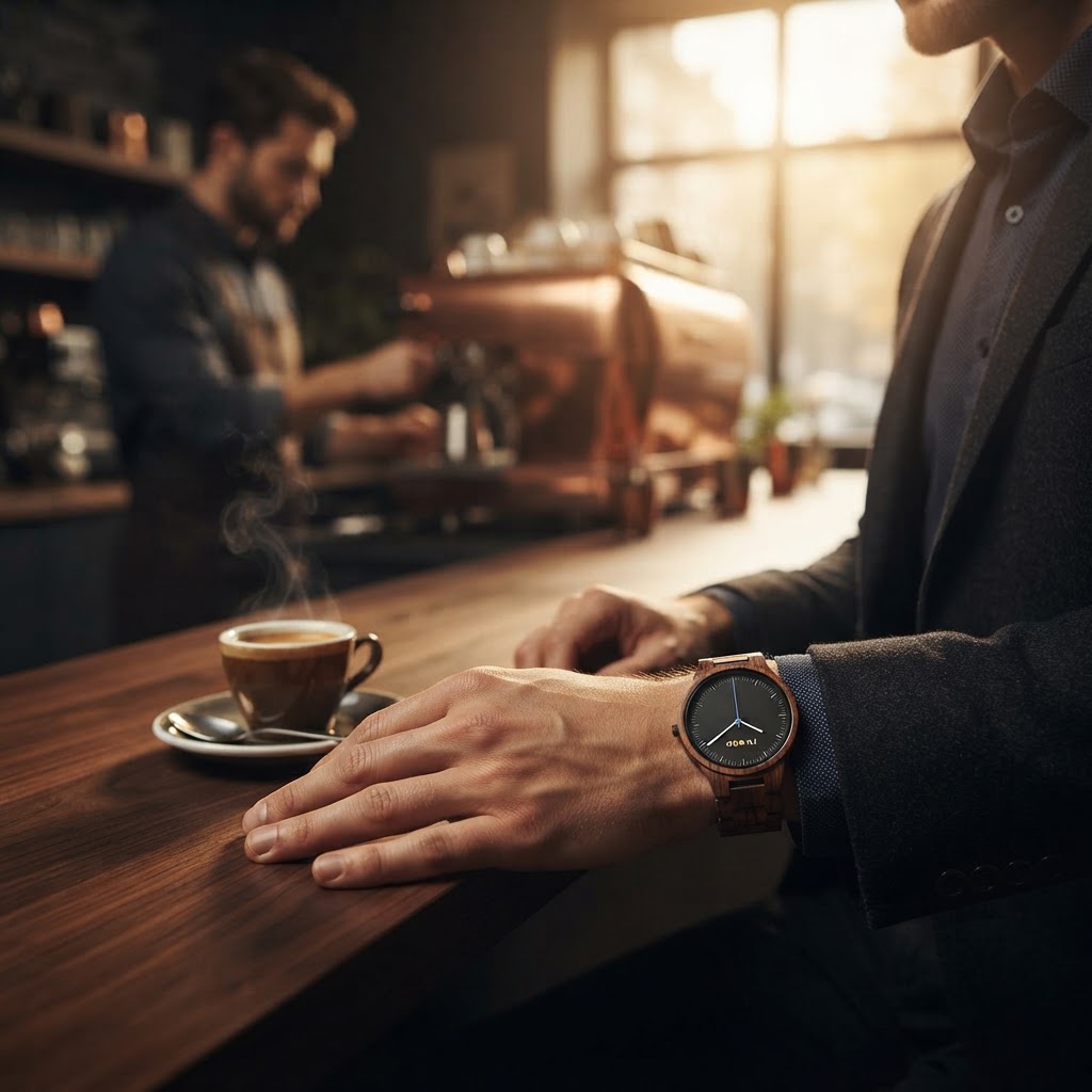 Iwood Echtholz Herrenuhr IW18441002 4
