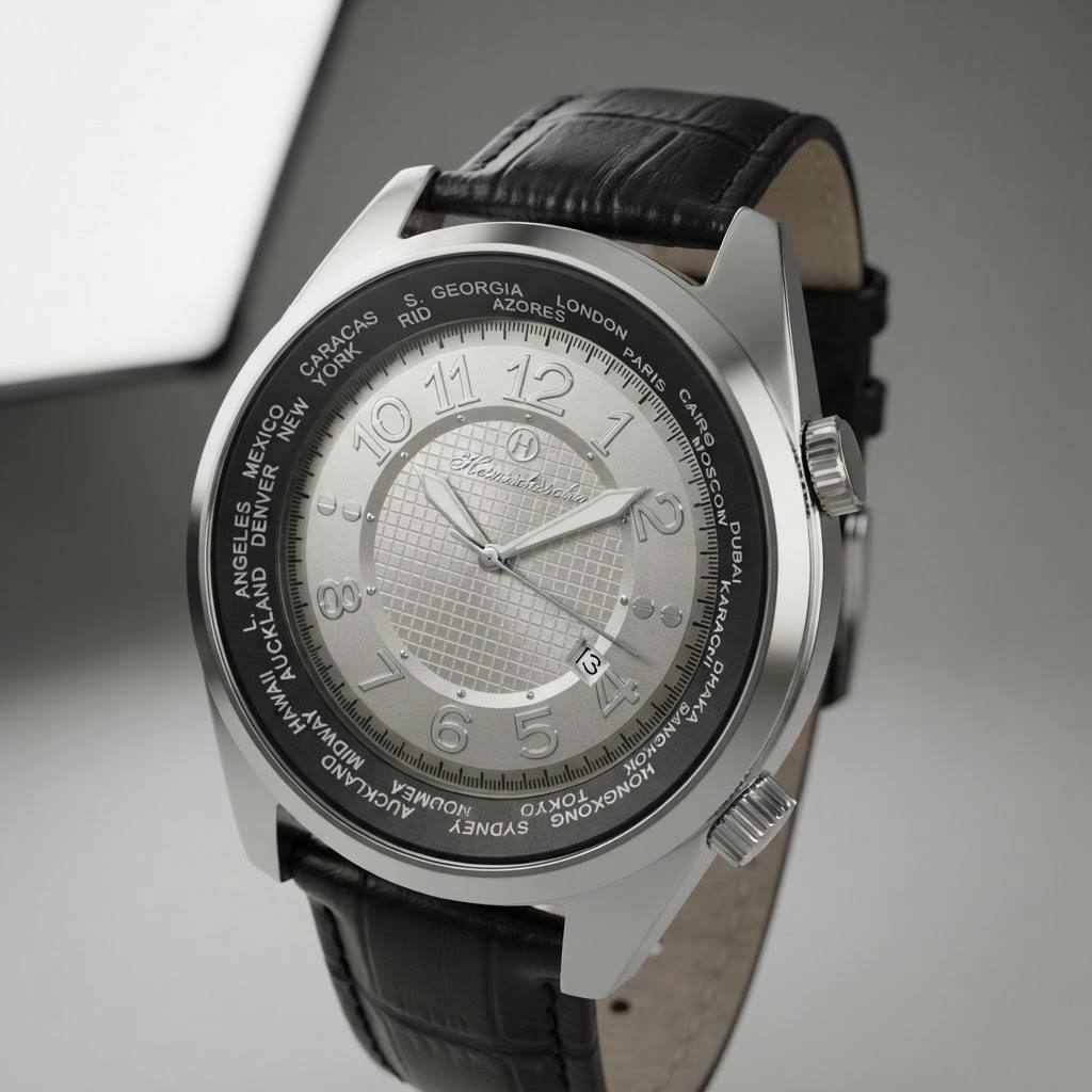 HEINRICHSSOHN Danzig Silver HS1003S Herrenuhr 2