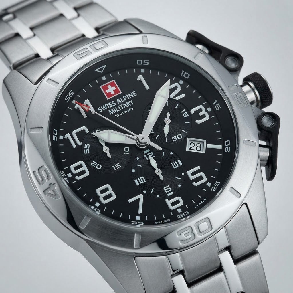 Swiss Alpine Military 7063.9137SAM Herrenuhr Chronograph 3