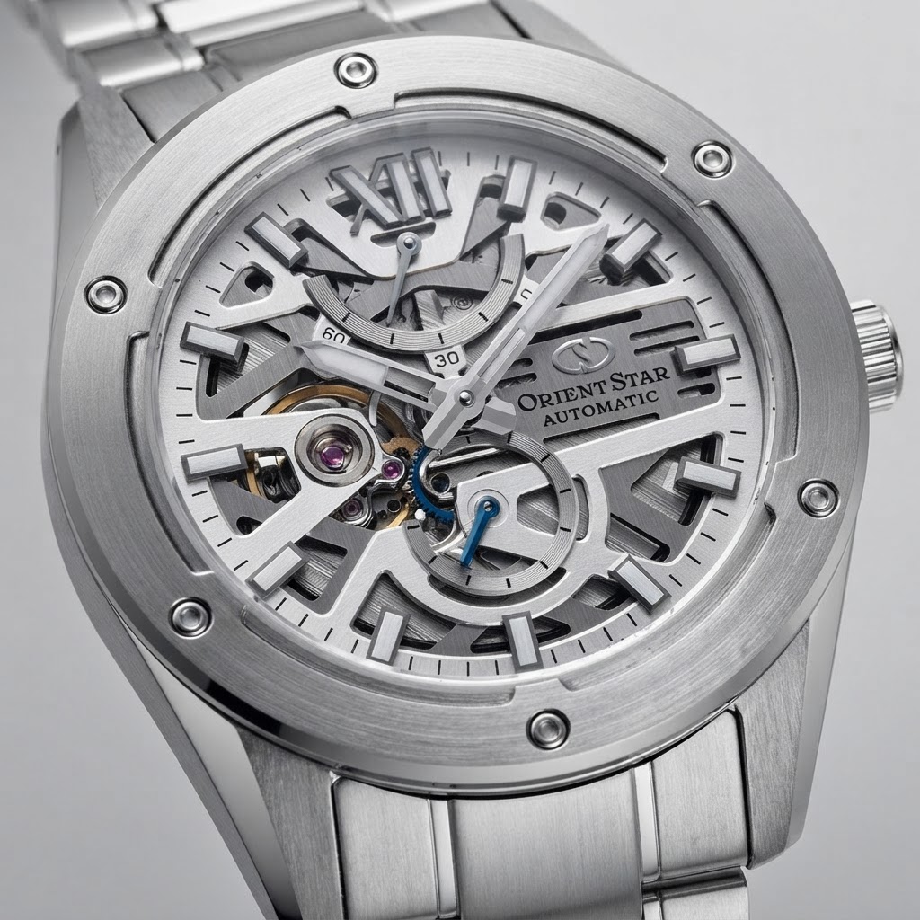 Orient Star Avantgarde Skeleton Automatic RE-BZ0001S00B Herrenuhr 3