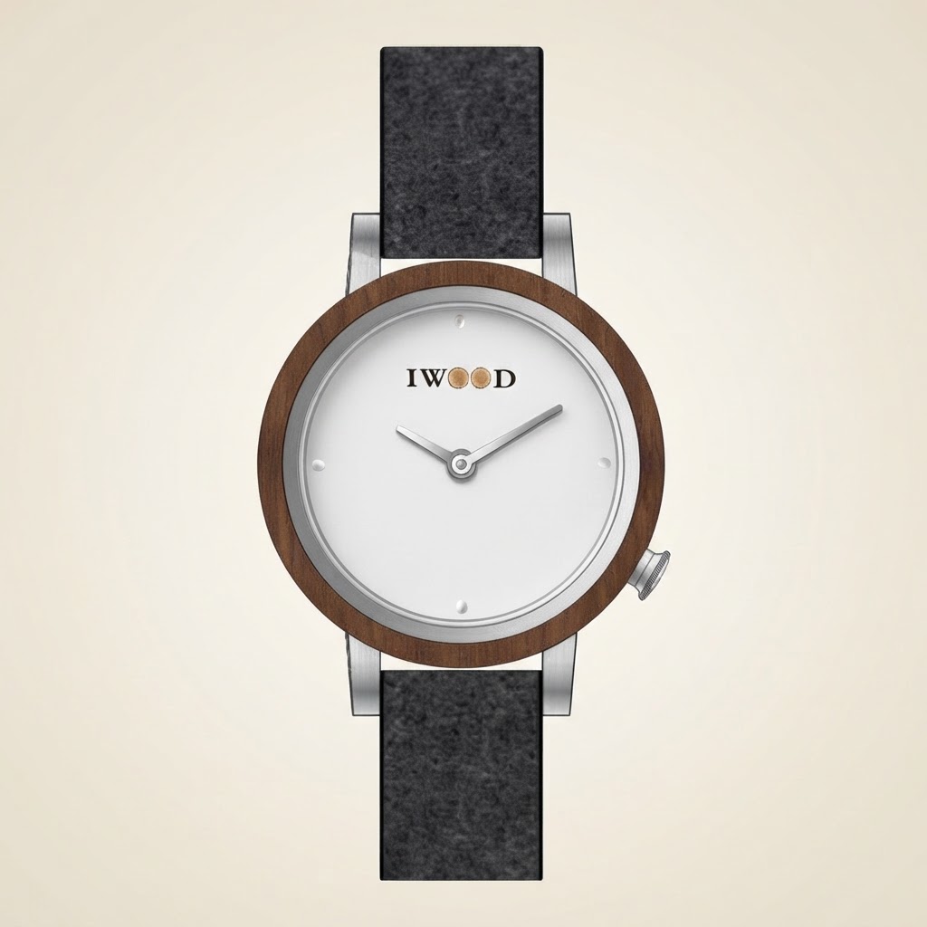 Iwood Echtholz Damenuhr IW18443003 2