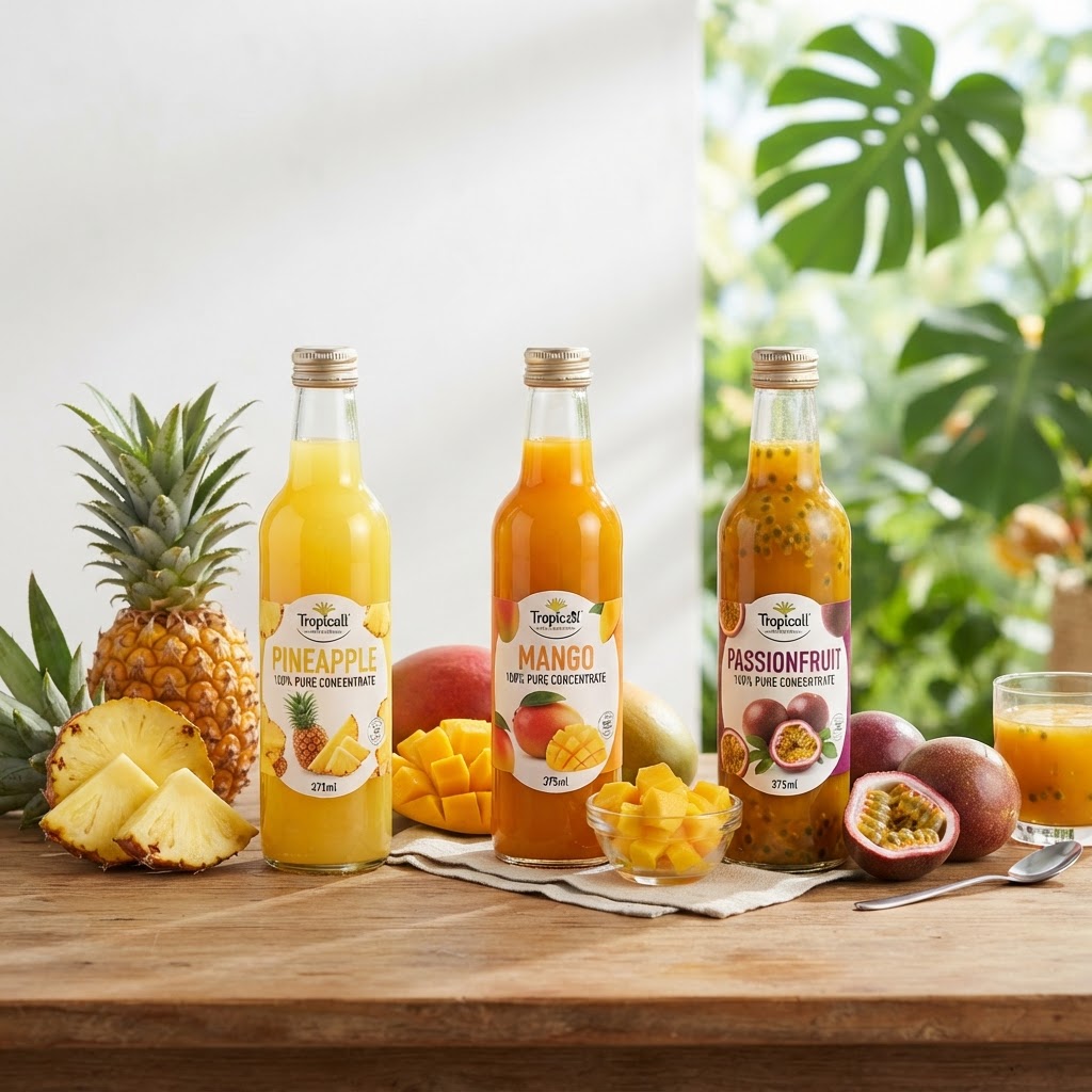 Tropical Fruit Juice Concentrate — Vietnam Fruits & Beverages export sourcing by TIAREZ