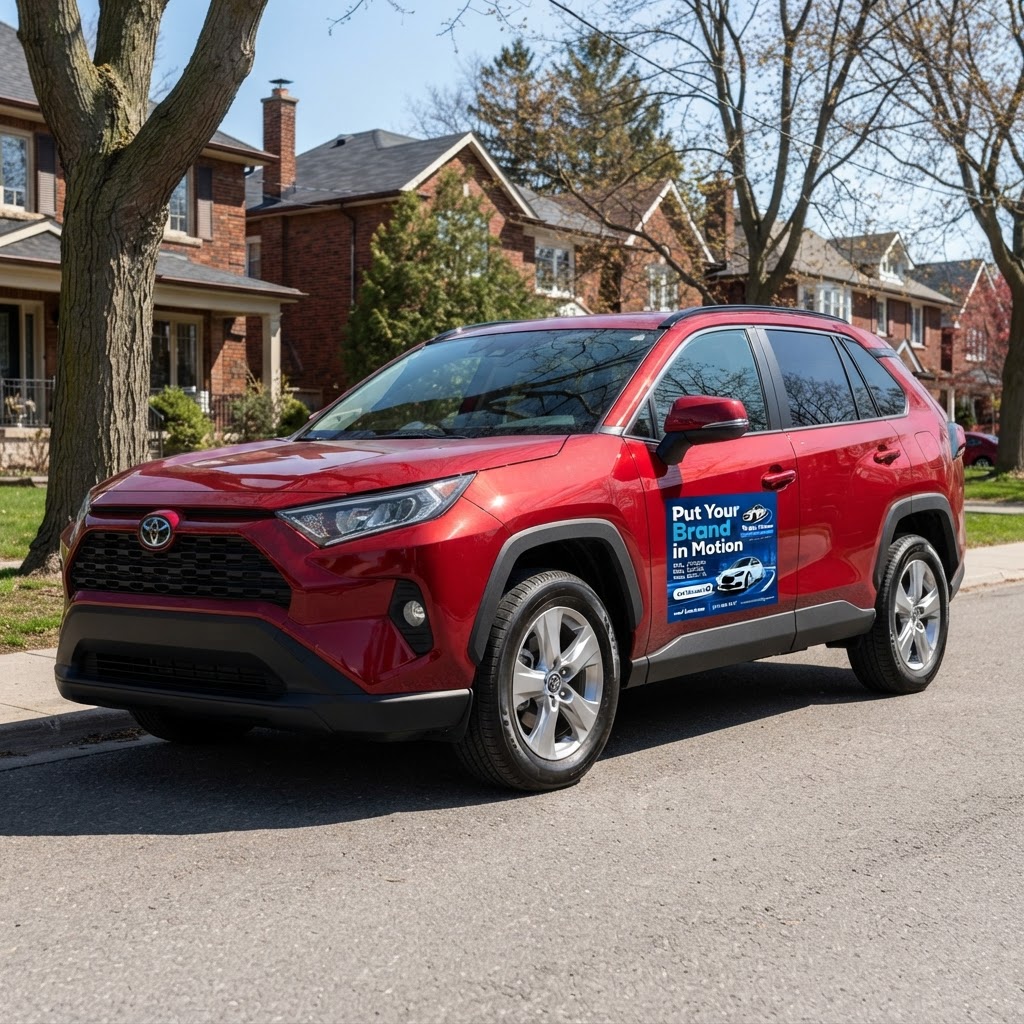 Red Toyota RAV4