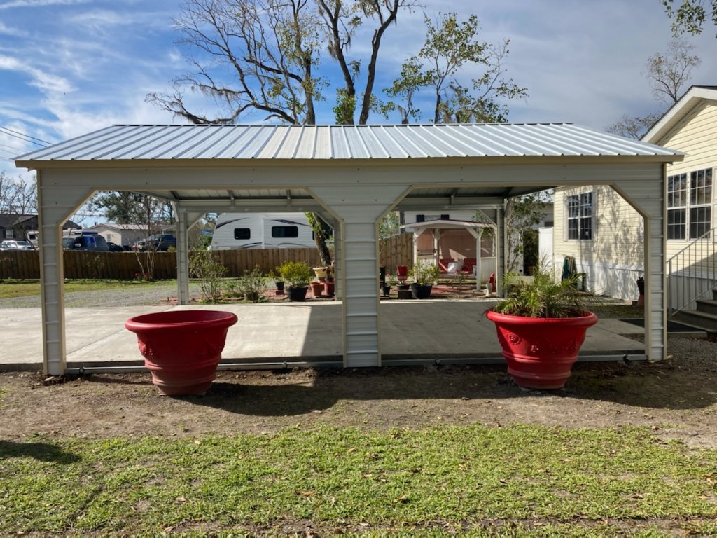 Completed Rough Country metal building — manufactured in Temple, Texas