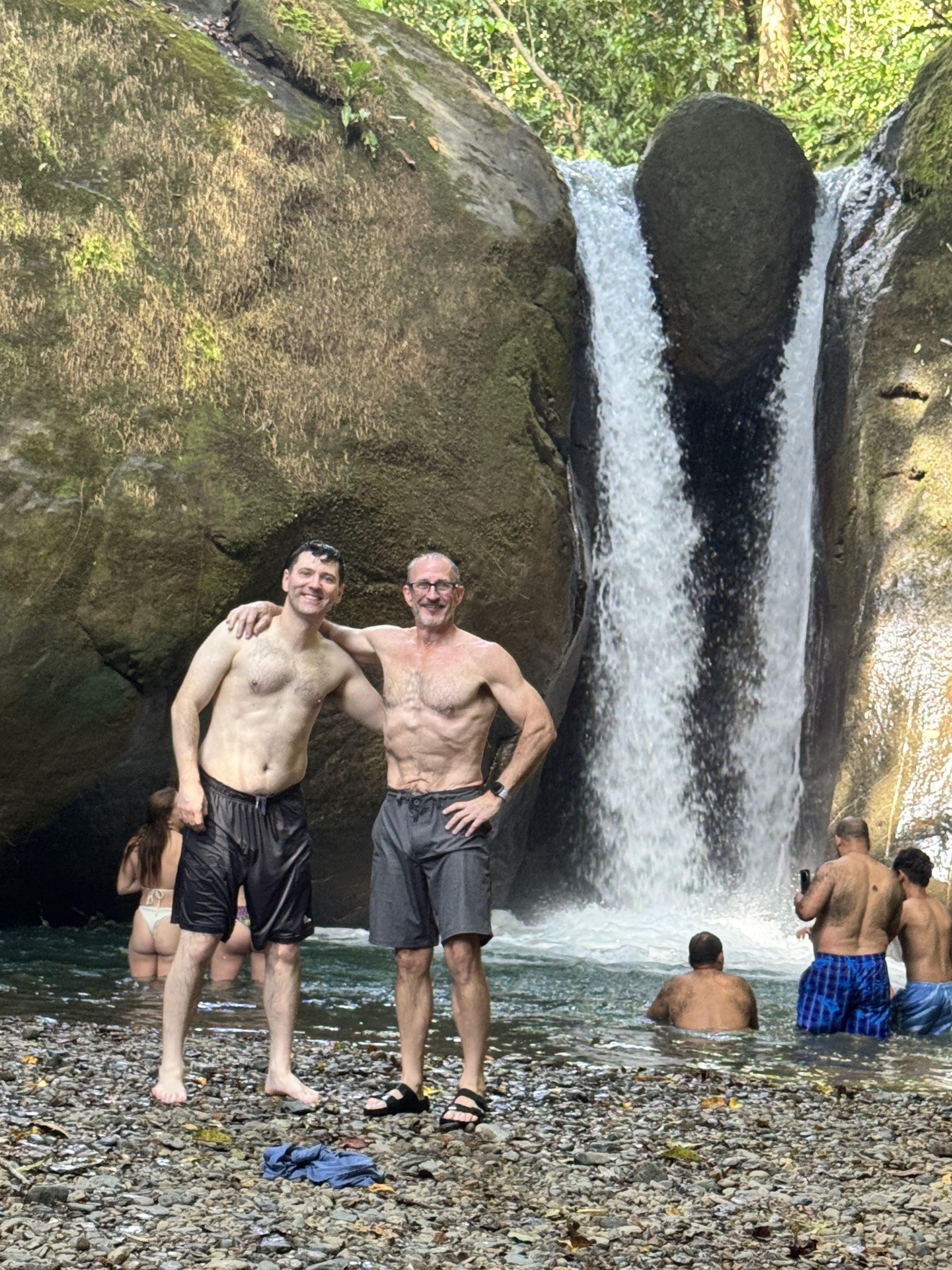 Under the cascade